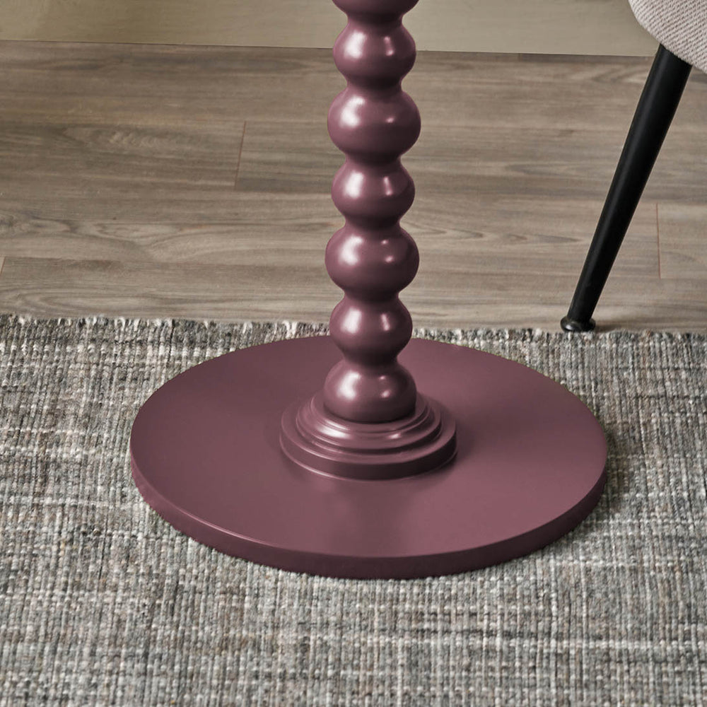 Margaux Mulberry Wood Bobble Side Table