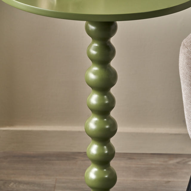 Margaux Olive Wood Bobble Side Table