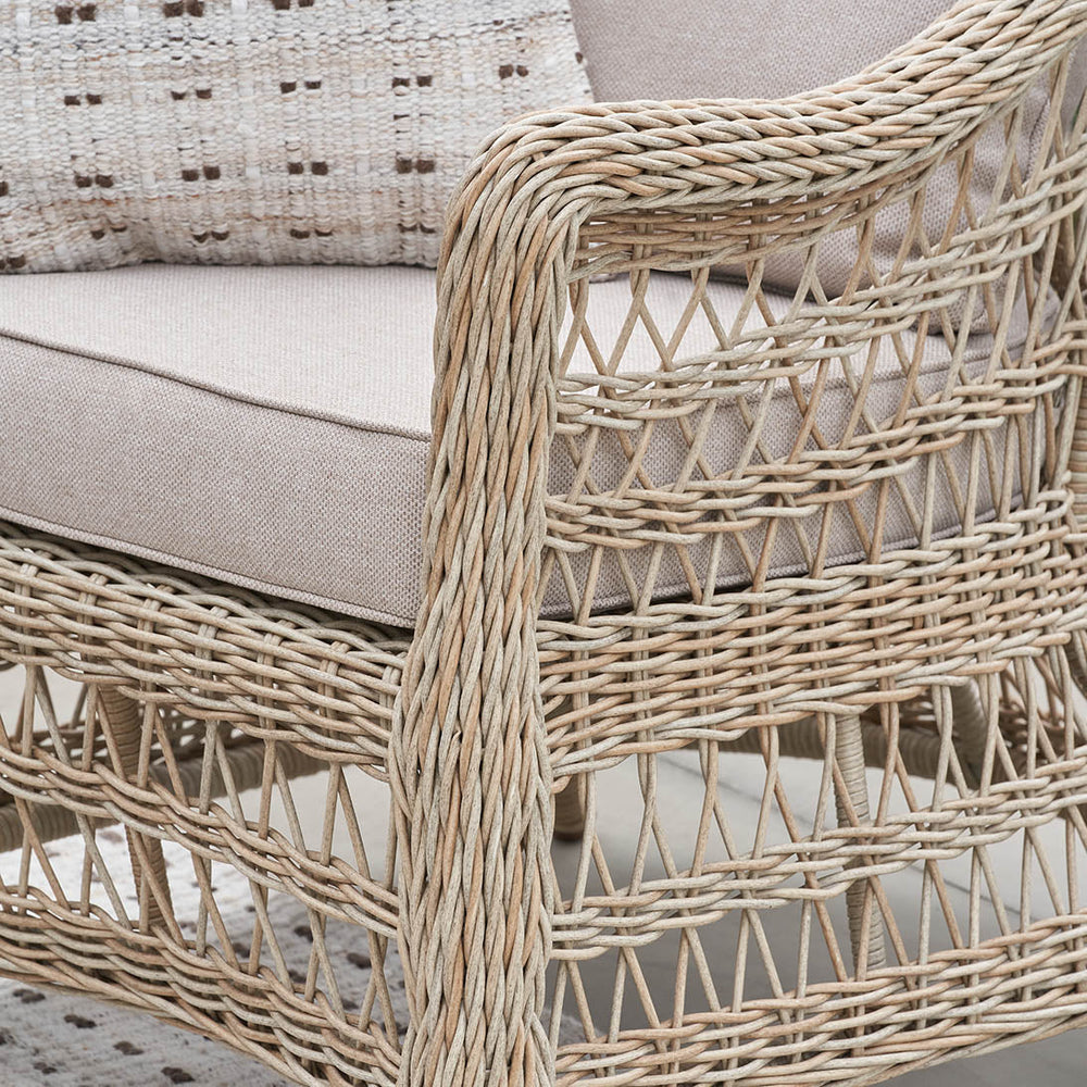 Palmi Woven Outdoor Corner Seating Set