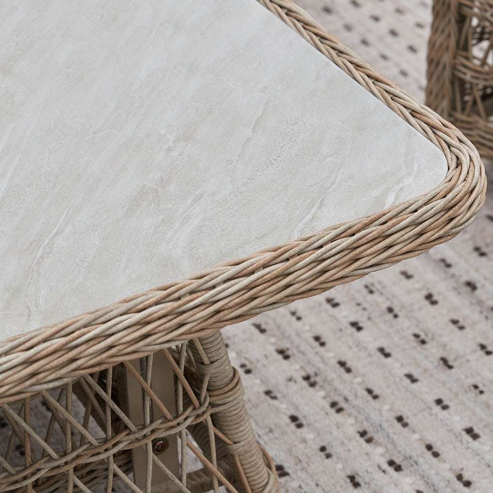 Palmi Woven Outdoor Corner Seating Set