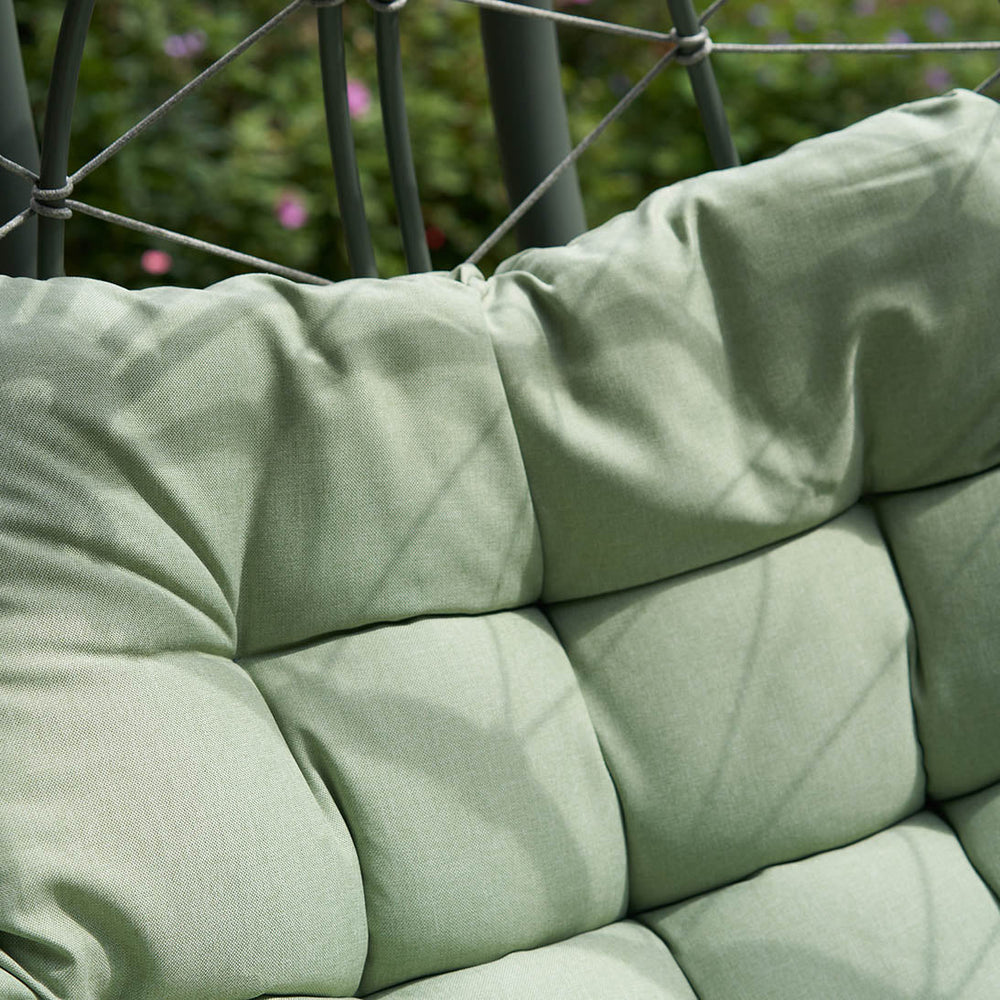 Livorno Moss Green Outdoor Double Hanging Chair