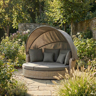 Nikki Sandy Beige Outdoor Day Bed