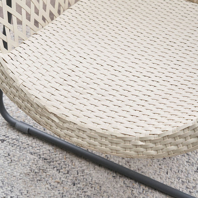 Evia Cream Foldable Garden Chair