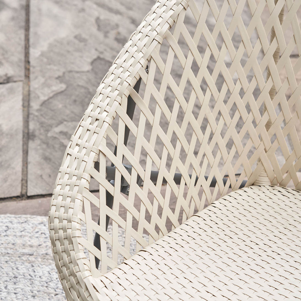 Evia Cream Foldable Garden Chair