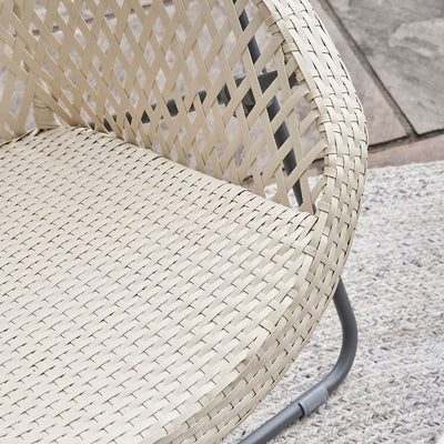 Evia Cream Foldable Garden Chair