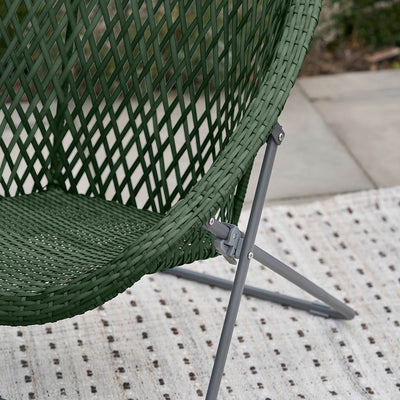 Evia Green Foldable Garden Chair