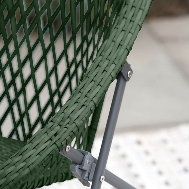 Evia Green Foldable Garden Chair
