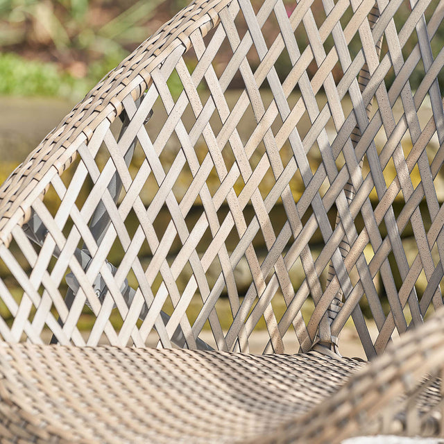 Evia Grey Foldable Garden Chair