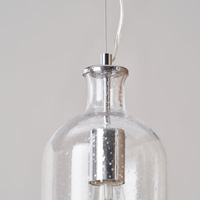 Theo Clear Glass Bubble Pendant