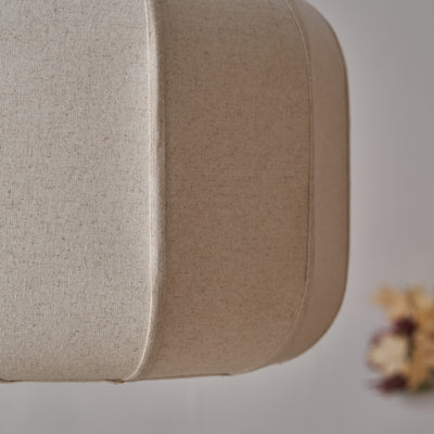 Otis Natural Linen Structured Pendant