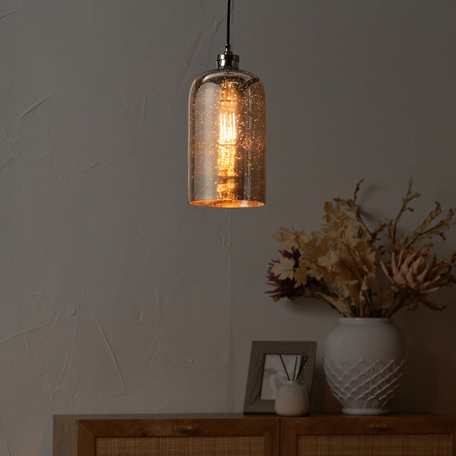 Octavia Mercurial Bubble Glass Pendant