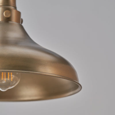 Lennon Antique Brass Café Metal Pendant