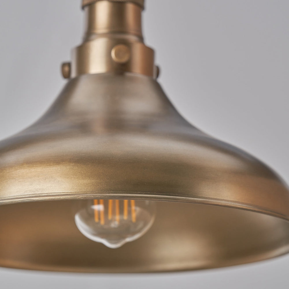 Lennon Antique Brass Café Metal Pendant