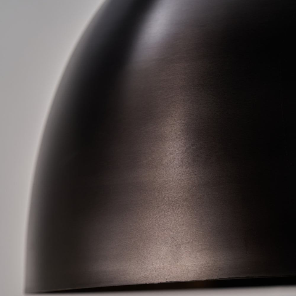 Ellington Antique Bronze Domed Metal Pendant