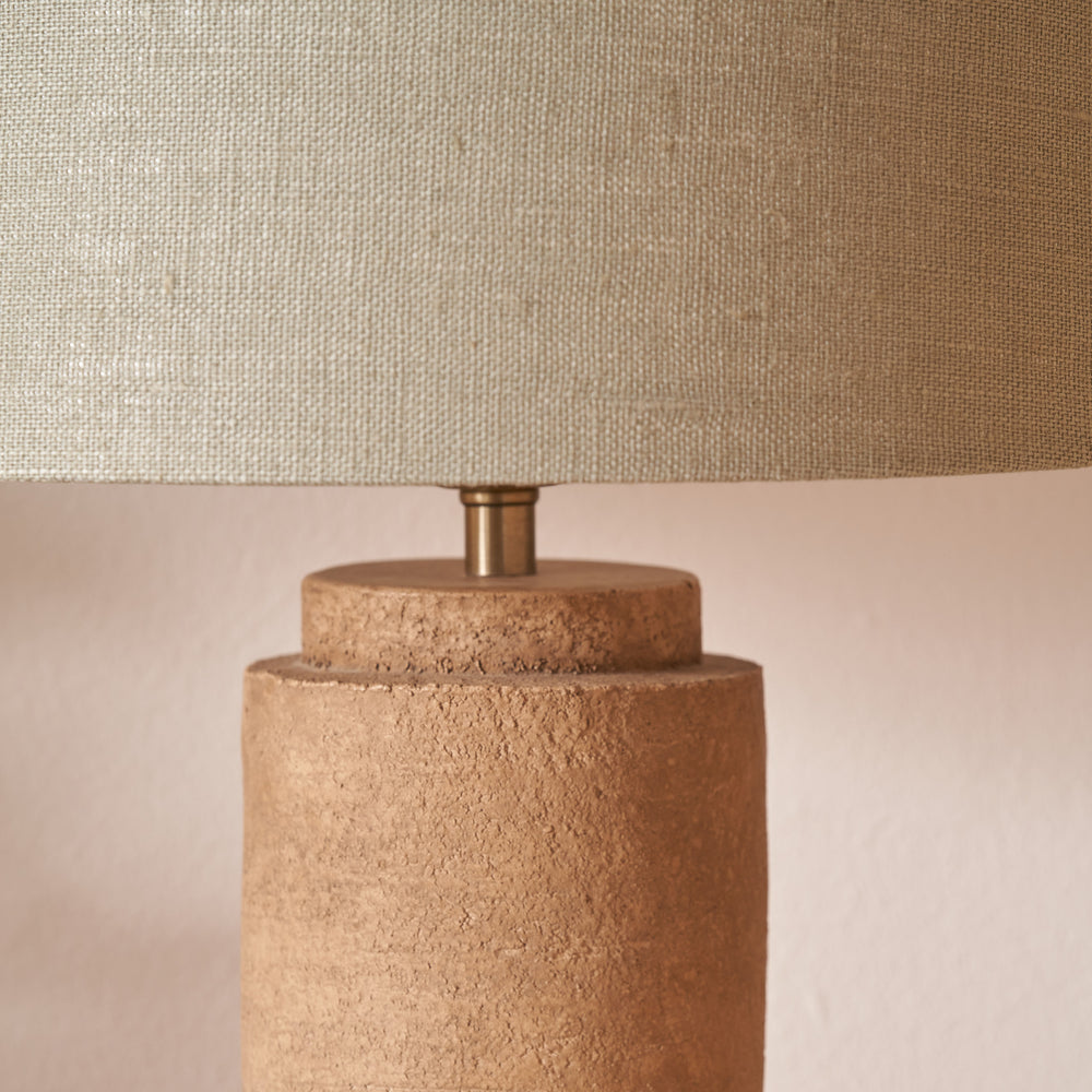 Gaia Concrete Brown Stoneware Table lamp Base