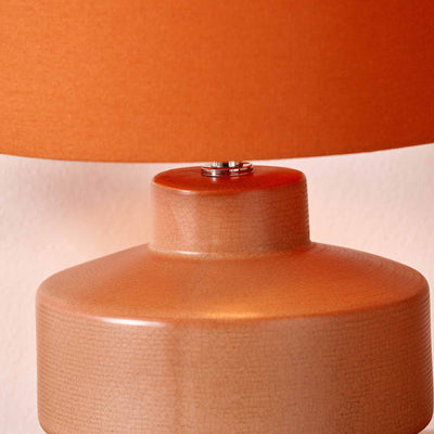 Tali Cinnamon Crackle Effect Table Lamp