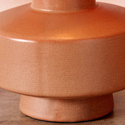 Tali Cinnamon Crackle Effect Table Lamp