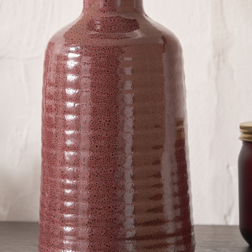 Kaisa Mulberry Reactive Glaze Table Lamp