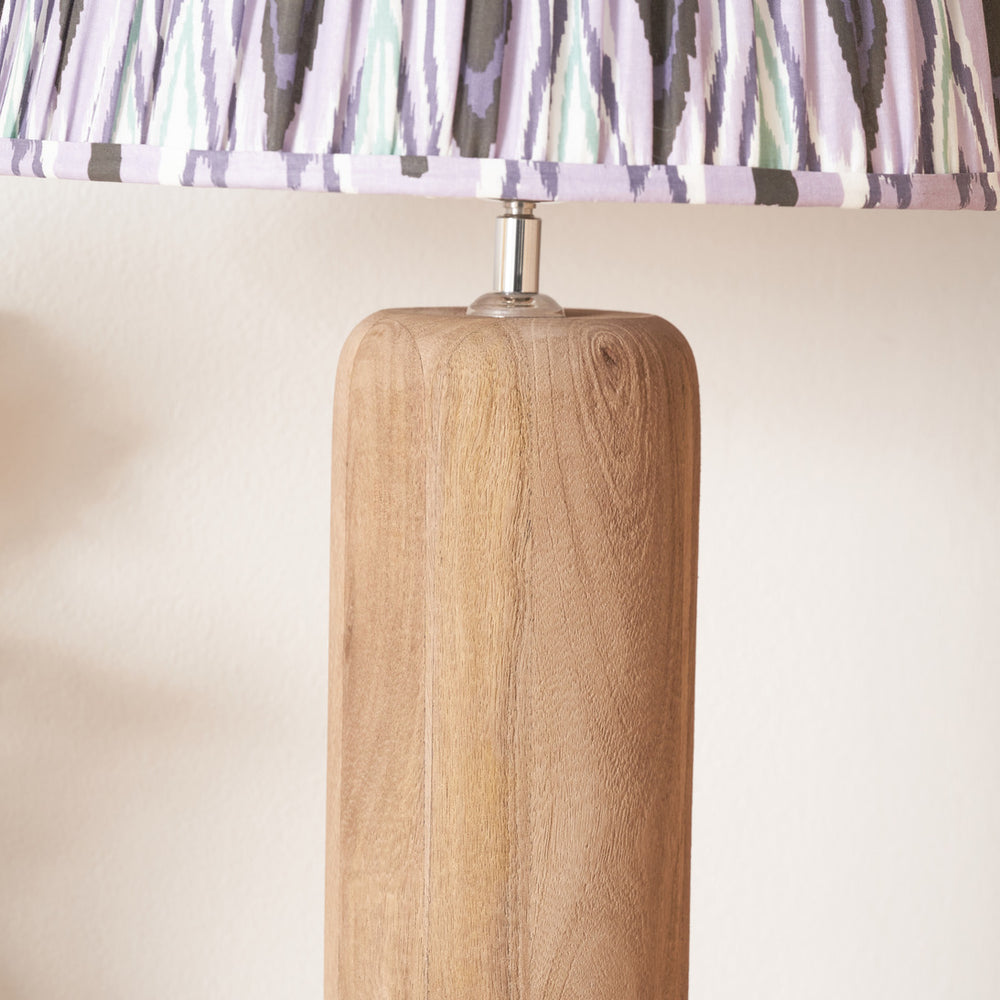 Anaya Natural Tapered Large Wood Table Lamp Base