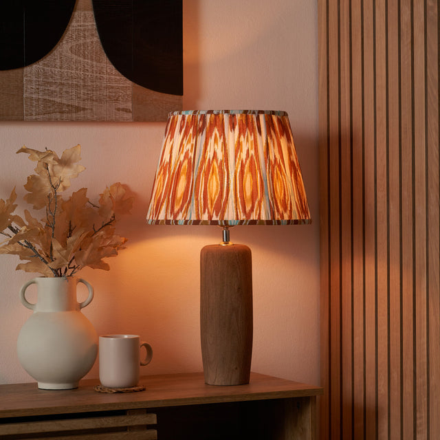 Anaya Natural Tapered Wood Table Lamp Base