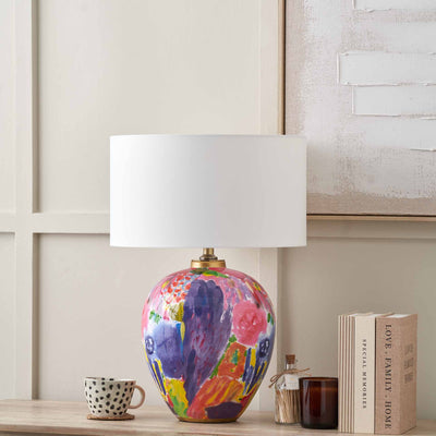 Jolie Multi Colour Ceramic Table Lamp Base