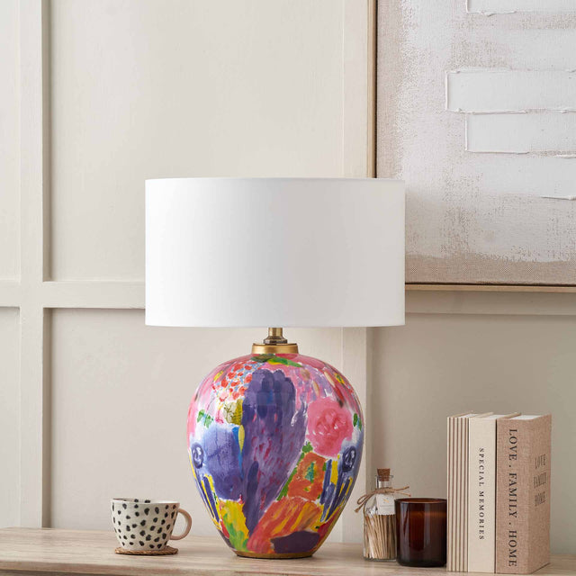 Jolie Multi Colour Ceramic Table Lamp Base