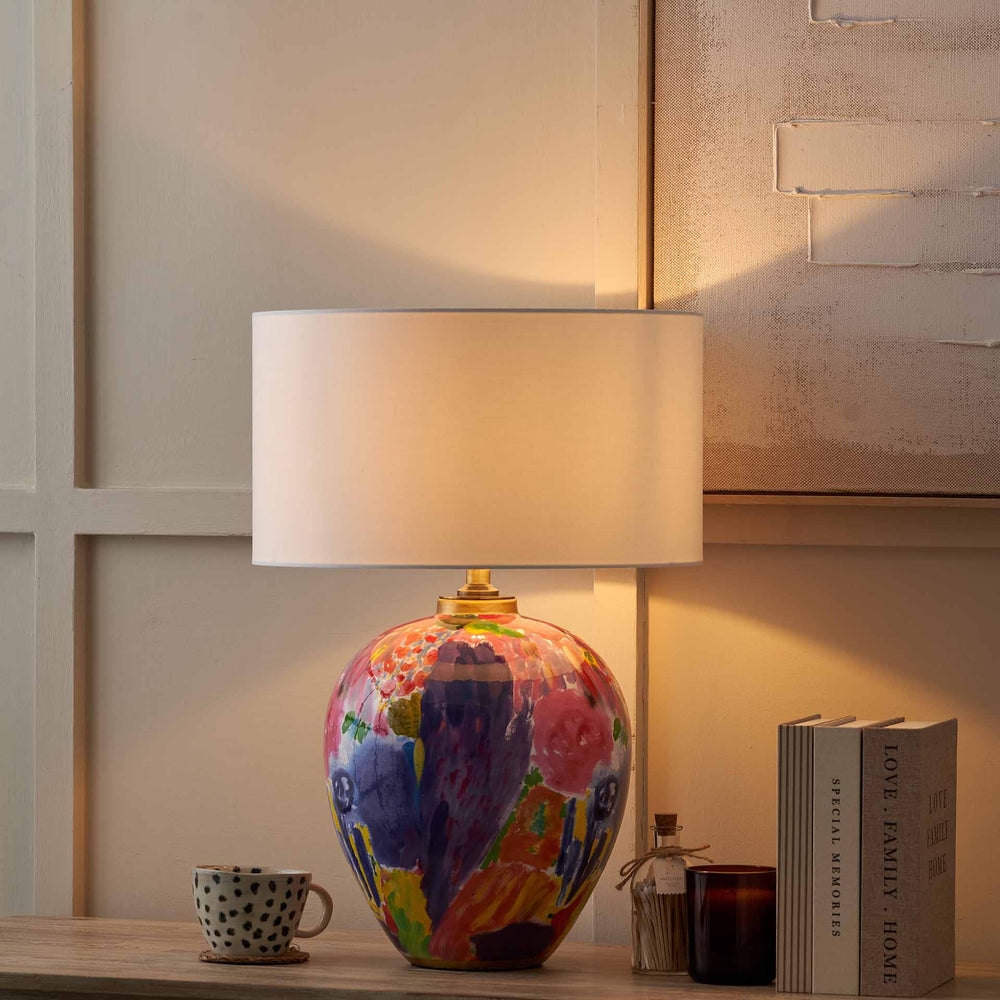 Jolie Multi Colour Ceramic Table Lamp Base