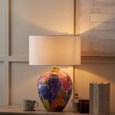 Jolie Multi Colour Ceramic Table Lamp Base