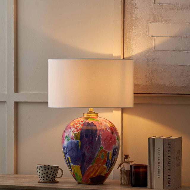 Jolie Multi Colour Ceramic Table Lamp Base
