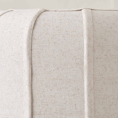 Otis Black and Natural Linen Structured Table Lamp