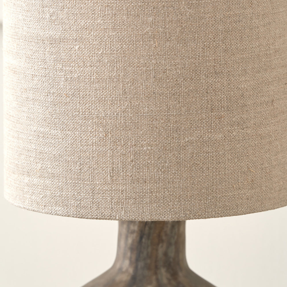 Padrino Brown Organic Glass Bottle Table Lamp