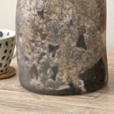 Padrino Brown Organic Glass Bottle Table Lamp