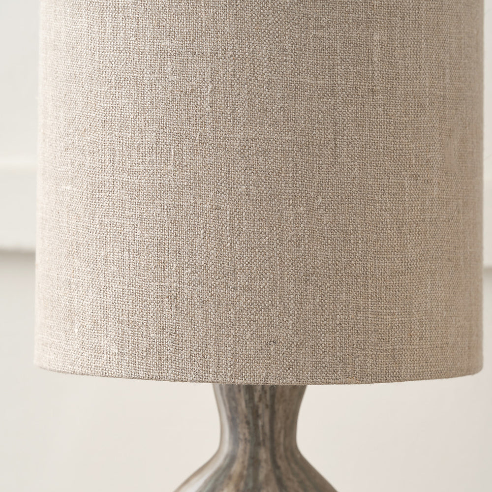 Padrino Brown Tall Organic Glass Bottle Table Lamp