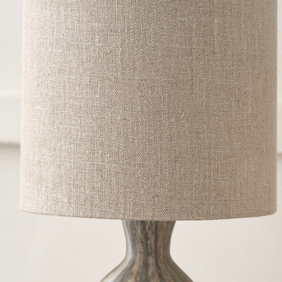 Padrino Brown Tall Organic Glass Bottle Table Lamp