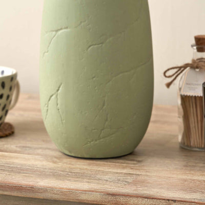 Avery Sage Vintage Textured Ceramic Table Lamp