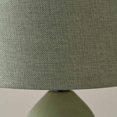 Avery Sage Vintage Textured Ceramic Table Lamp