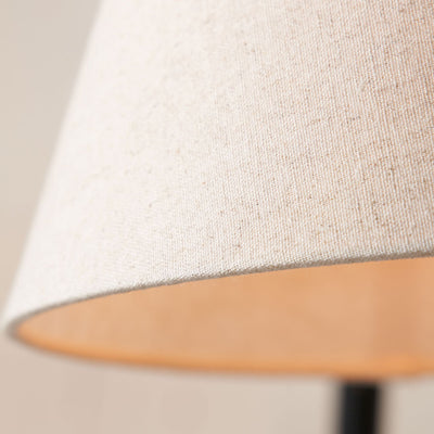 Sorrel Black Metal Curved Arm Floor Lamp