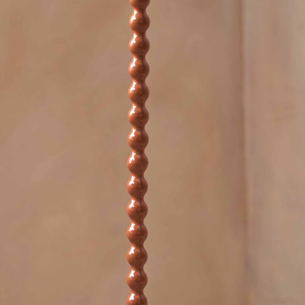 Elise Terracotta Metal Bobble Floor Lamp