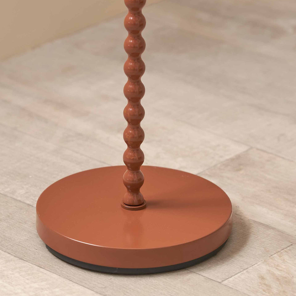 Elise Terracotta Metal Bobble Floor Lamp