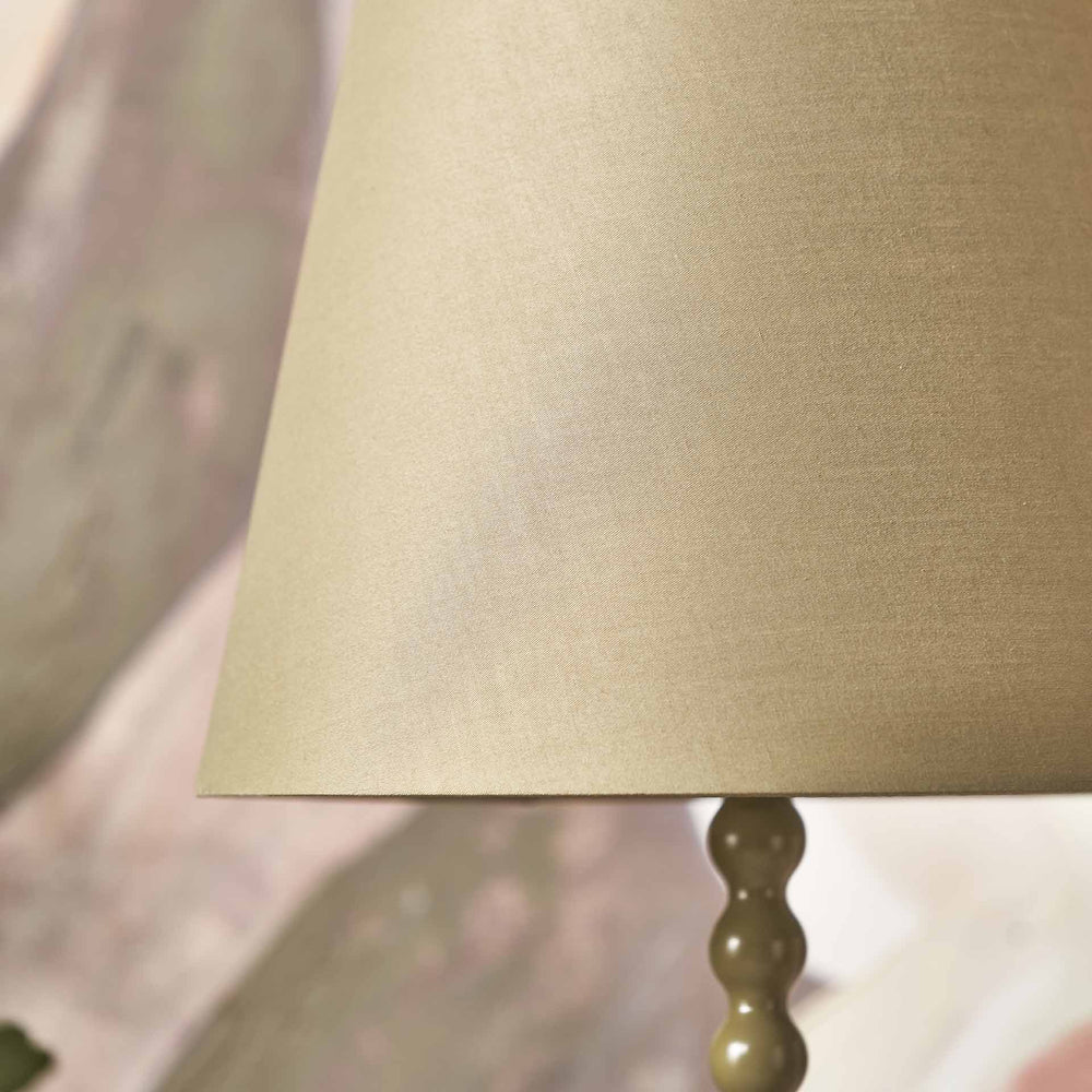 Elise Olive Metal Bobble Floor Lamp