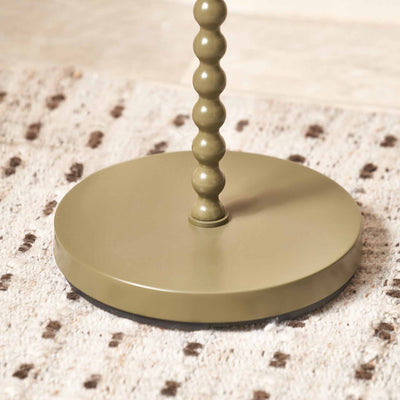 Elise Olive Metal Bobble Floor Lamp