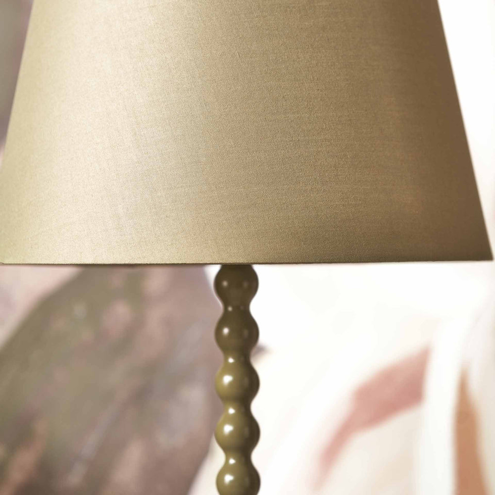 Elise Olive Metal Bobble Floor Lamp