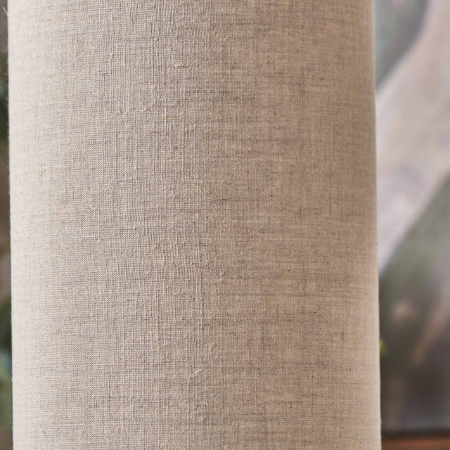 Palomina Black Ribbed Slim Wood Floor Lamp