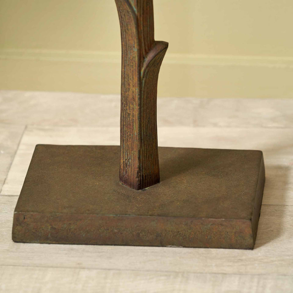 Maylie Verdi Gris Palm Tree Floor Lamp Base