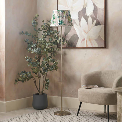 Designers Guild Antique Brass Slim Floor Lamp Base