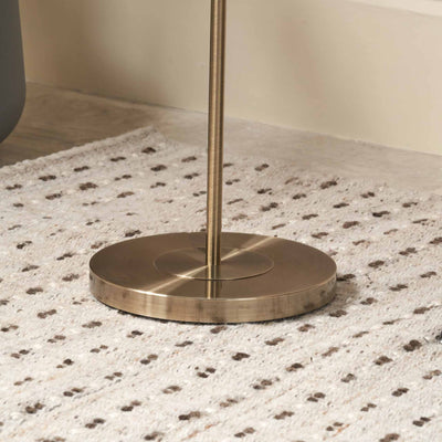 Designers Guild Antique Brass Slim Floor Lamp Base