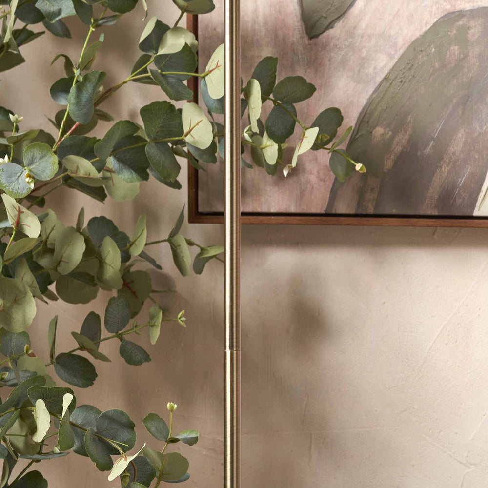 Designers Guild Antique Brass Slim Floor Lamp Base