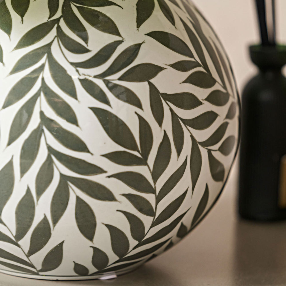 Florin Olive Leaf Ceramic Vase