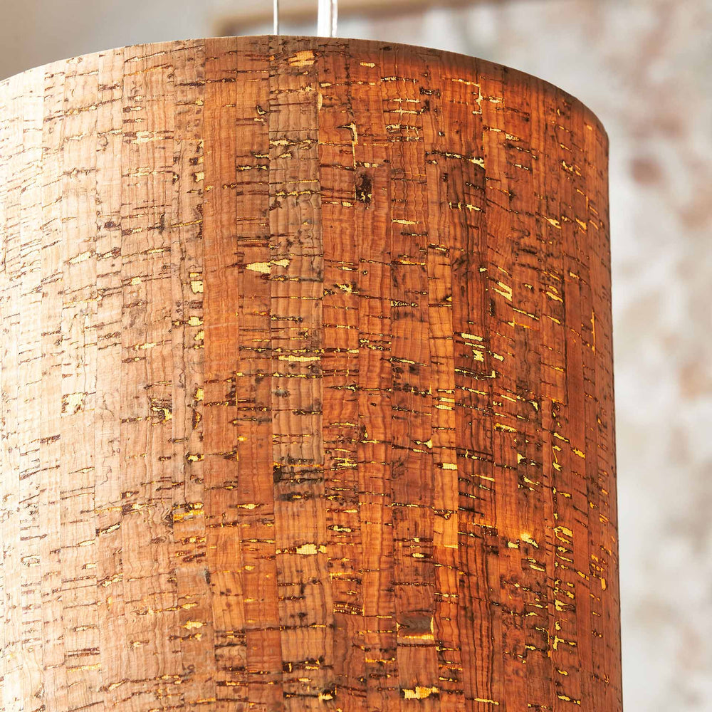 Edgar Natural Cork Tall Pendant