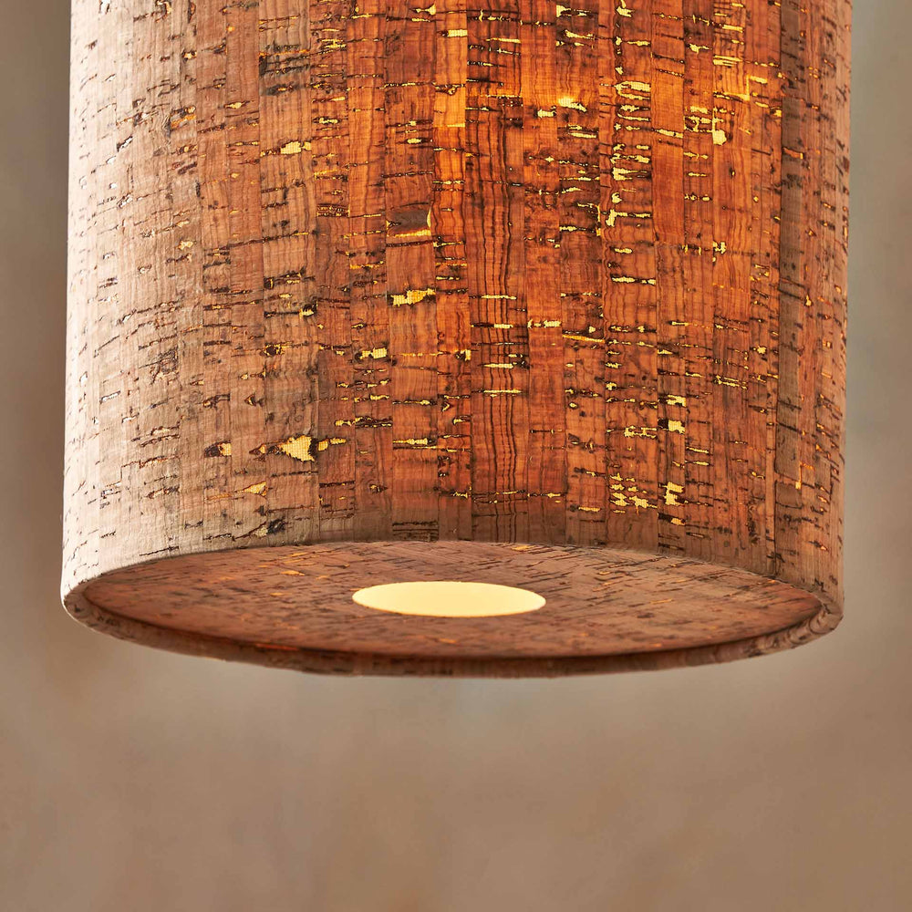 Edgar Natural Cork Tall Pendant